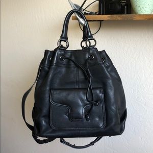 Sorial Leather Backpack Purse